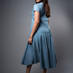 D054 | Tilted Waist Midi Dress - Image 7