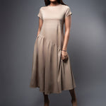 D054 | Tilted Waist Midi Dress - Image 8