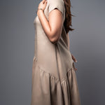 D054 | Tilted Waist Midi Dress - Image 9