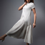 D054 | Tilted Waist Midi Dress - Image 4