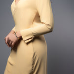 D107 | LS Belt Midi Dress - Image 2
