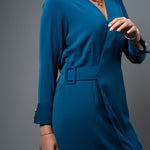 D107 | LS Belt Midi Dress - Image 5
