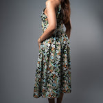 D092 l Gathered Floral Maxi Dress - Image 2