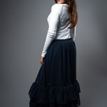 SK075 l Tripple Ruffle Skirt - Image 5