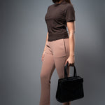 T121 | High Neck Crop T-Shirt - Image 1