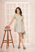 PLEAT AND BUTTON DELIGHT DRESS
