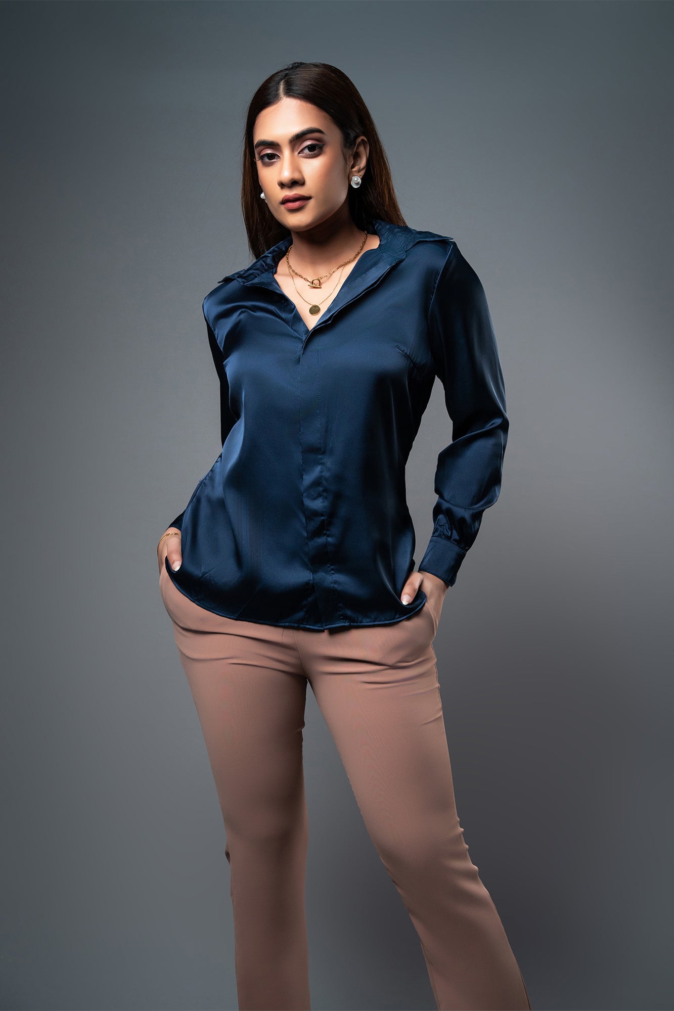 P051 l Straight Leg Formal Pant