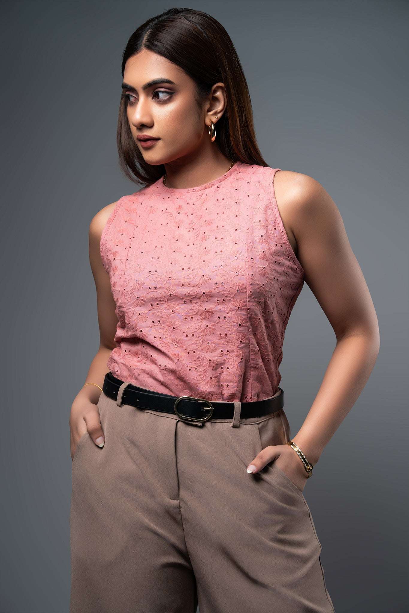 T085 | Cutlon Rose Top