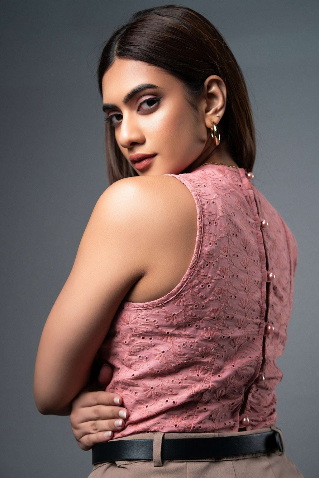 T085 | Cutlon Rose Top