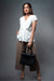 T110 | V Neck Cap Sleeve Top