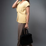 T110 | V Neck Cap Sleeve Top - Image 5