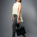 T103 | High Neck Pleated Top - Image 1