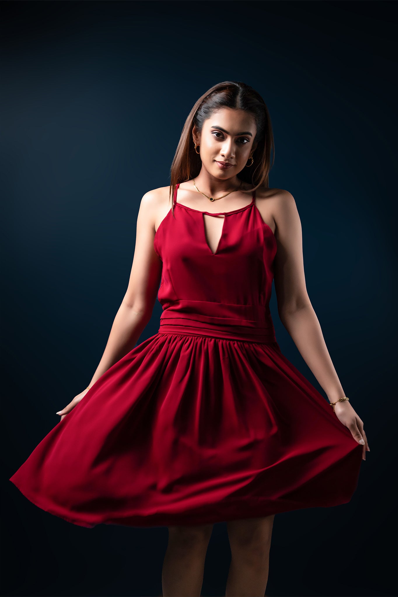 D079 | Serene Pleats Dress