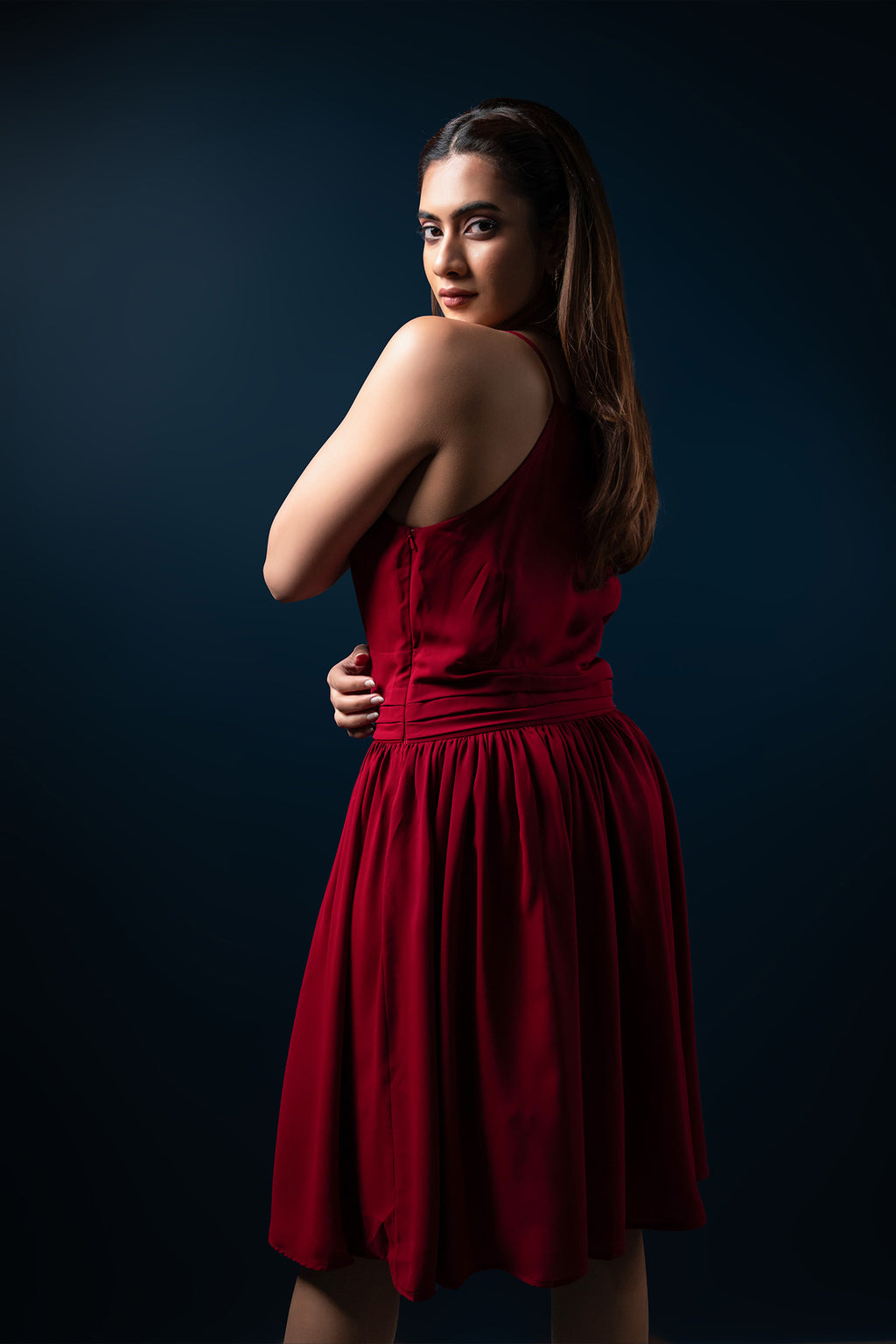 D079 | Serene Pleats Dress