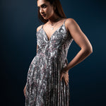 D137 l Pleated Maxi Dress - Image 6