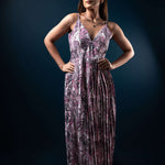 D137 l Pleated Maxi Dress - Image 2