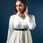 D115 l Back Tail Tiered Midi Dress - Image 1