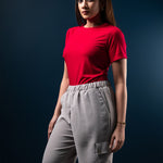T108 l Crew Neck Crop T-Shirt - Image 2