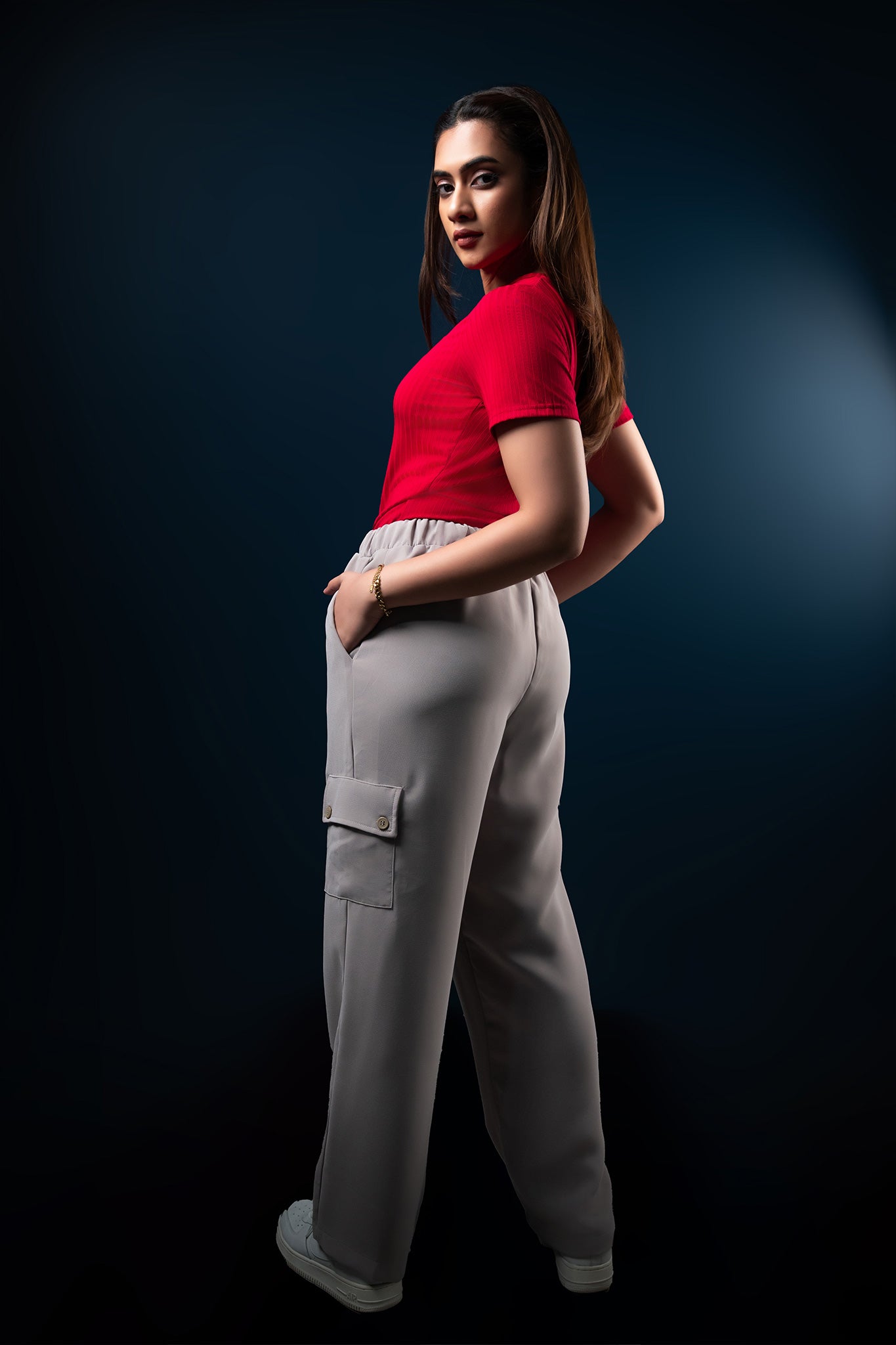 T108 | Crew Neck Crop T-Shirt