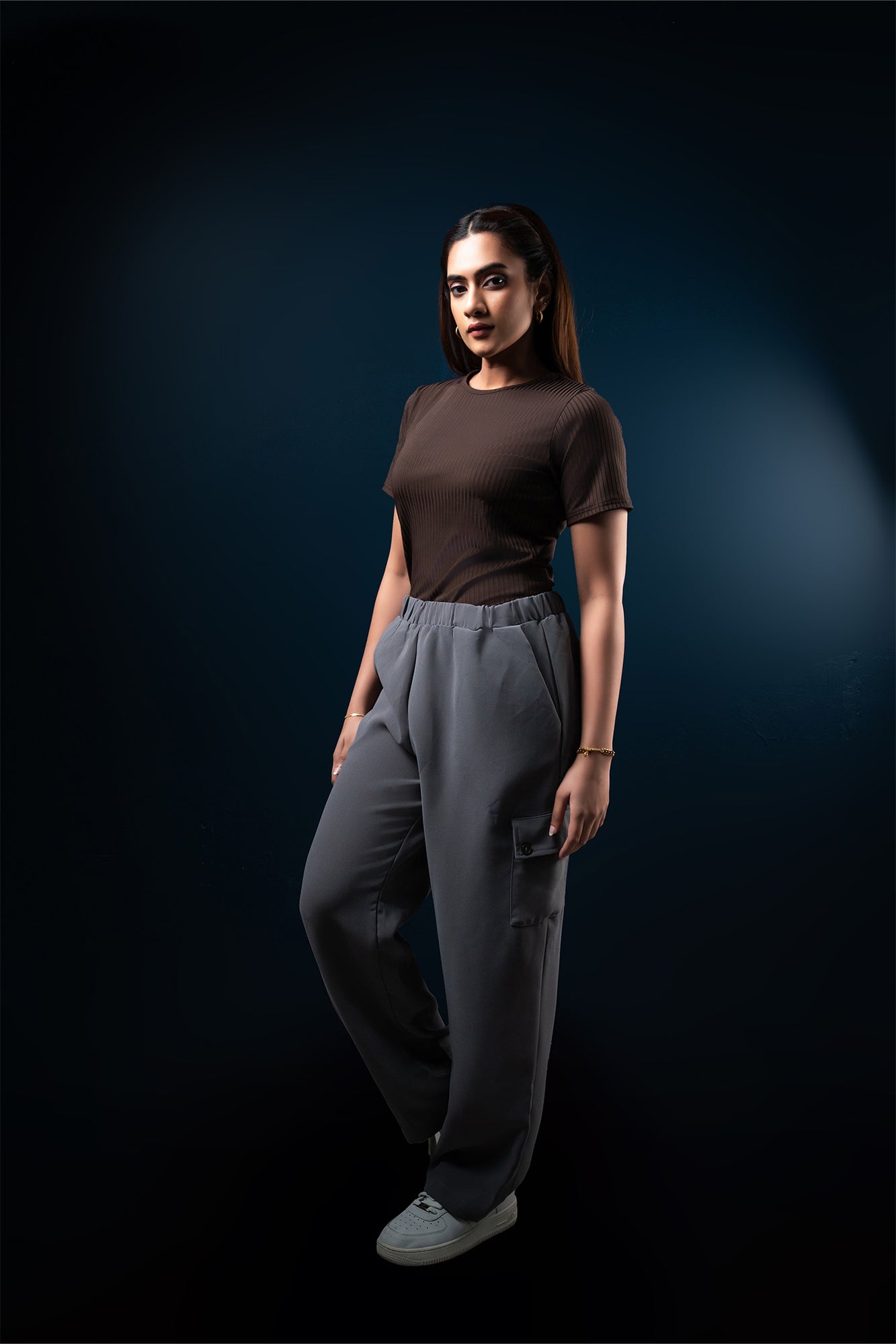 T108 | Crew Neck Crop T-Shirt