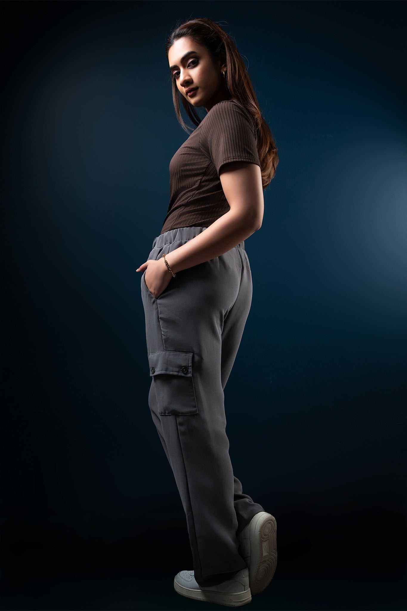 T108 | Crew Neck Crop T-Shirt