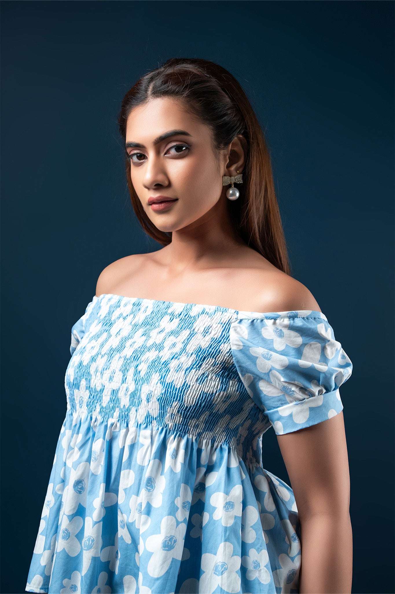 T145 l Selena Smock Top