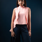 T103 | High Neck Pleated Top - Image 6