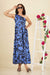 PRINTED ONE SHOULDER MAXI DRESS