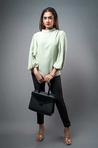 T104 l Trinity Pleat Top