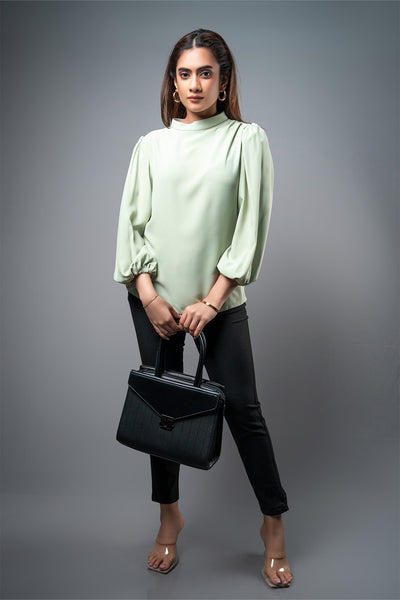 T104 l Trinity Pleat Top