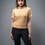 T121 | High Neck Crop T-Shirt - Image 6