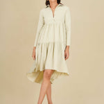 Back Tail Tierred Midi Dress - Image 2