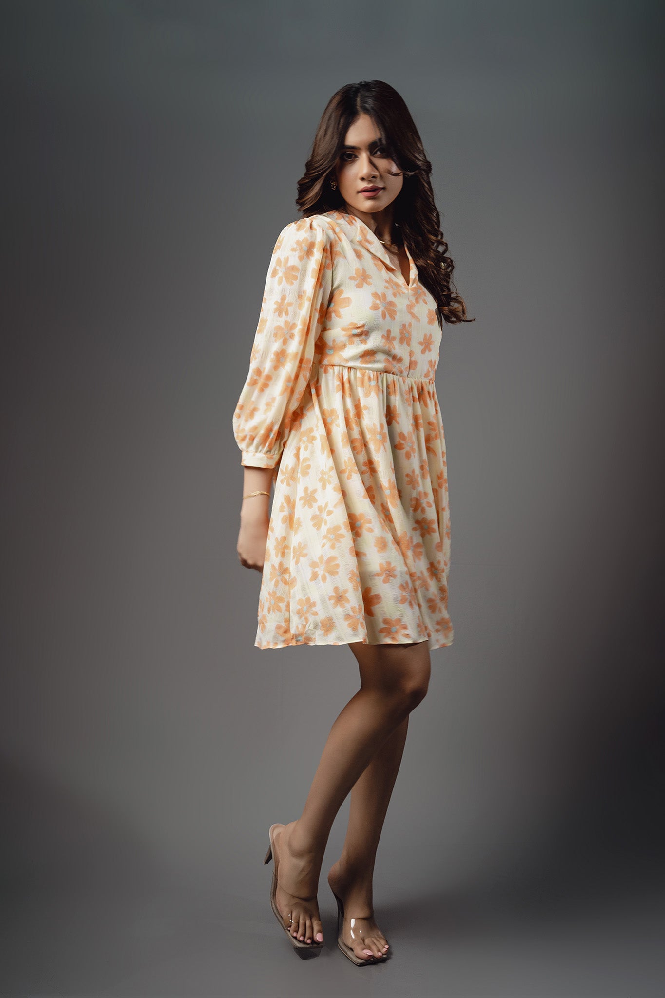 D045 | Floral Relaxed Mini Dress