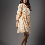 D045 l Floral Relaxed Mini Dress - Image 4