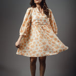 D045 l Floral Relaxed Mini Dress - Image 5