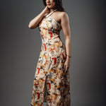 D227 l Surplice Wrap Maxi Dress - Image 8