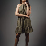 D223 l Noor Halter Mini Dress - Image 7