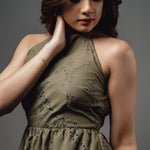 D223 l Noor Halter Mini Dress - Image 8