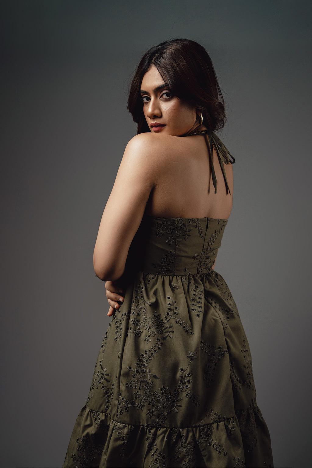 D223 | Noor Halter Mini Dress