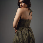 D223 l Noor Halter Mini Dress - Image 9