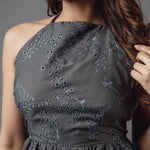 D223 l Noor Halter Mini Dress - Image 5