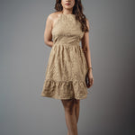 D223 l Noor Halter Mini Dress - Image 1