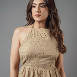 D223 l Noor Halter Mini Dress - Image 2