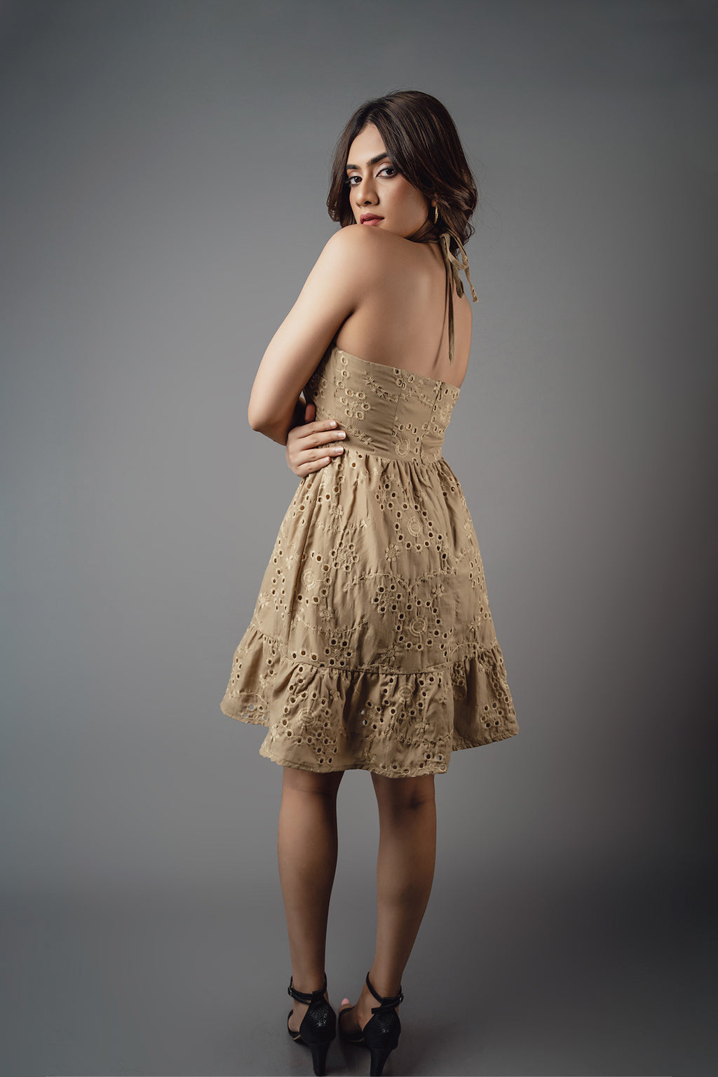 D223 | Noor Halter Mini Dress