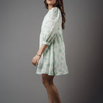 D045 l Floral Relaxed Mini Dress - Image 3