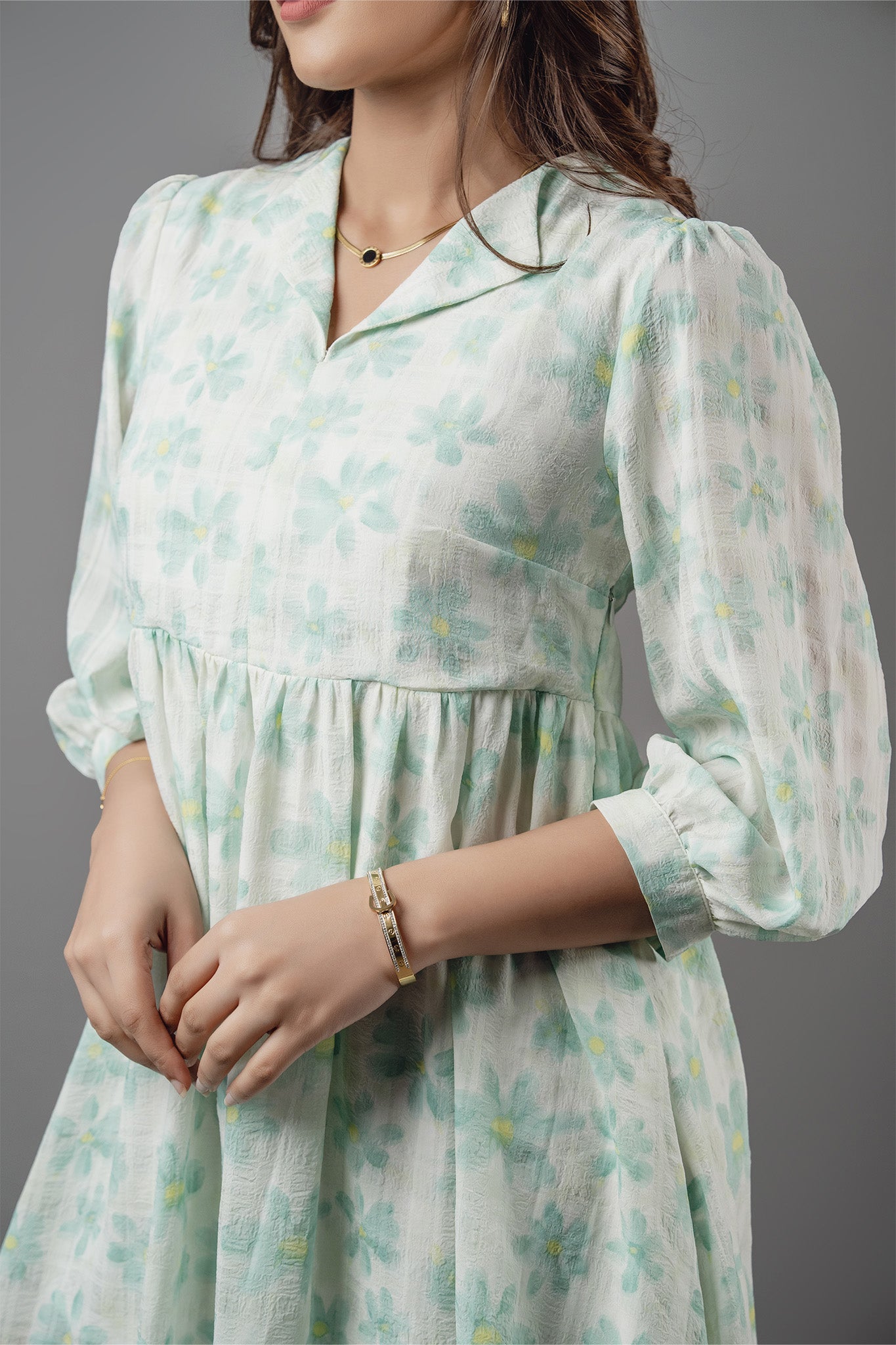 D045 | Floral Relaxed Mini Dress
