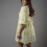 D045 l Floral Relaxed Mini Dress - Image 8