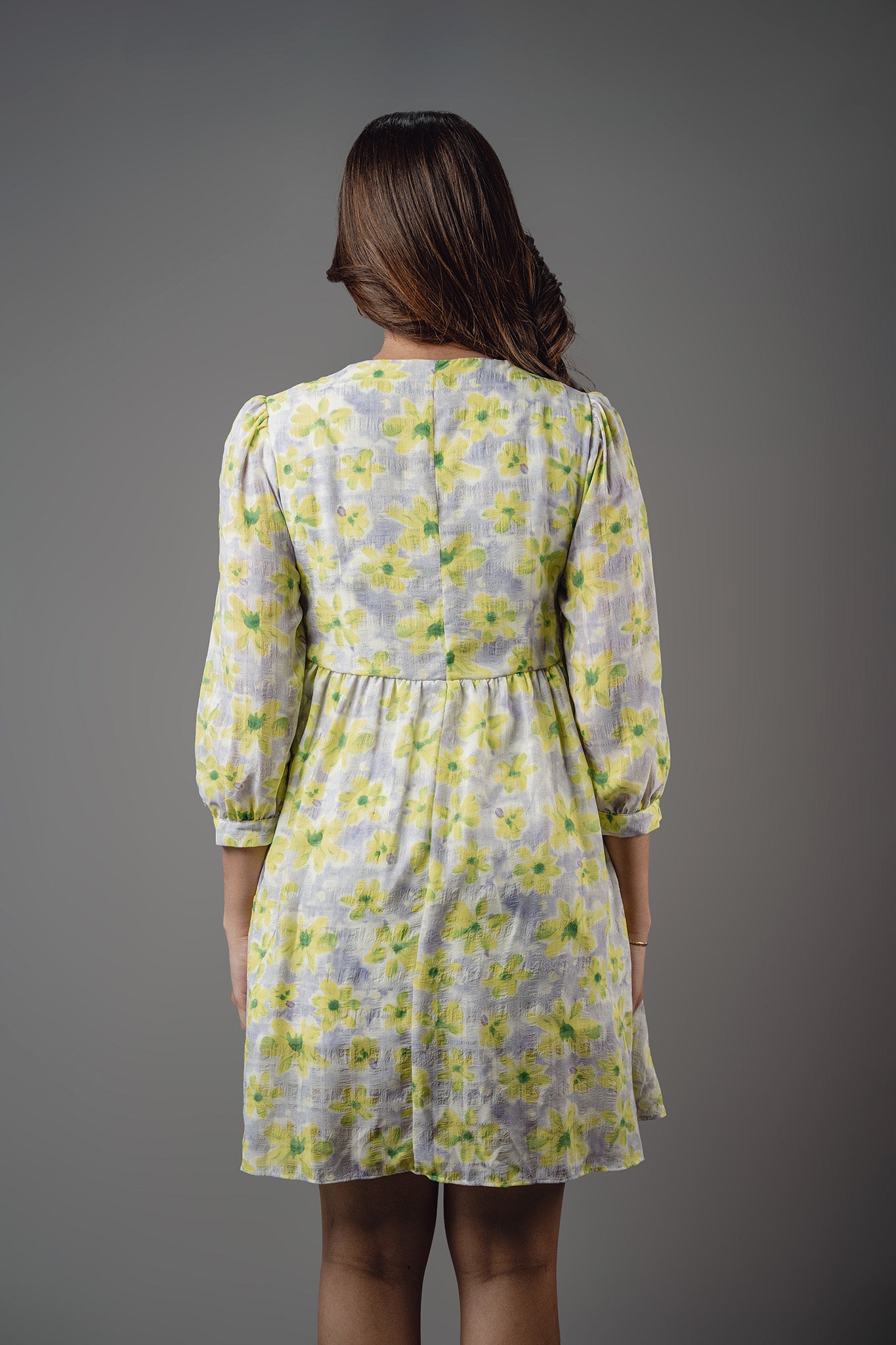 D045 | Floral Relaxed Mini Dress