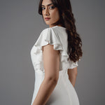 D073 l Ruffled Hem Dress - Image 3