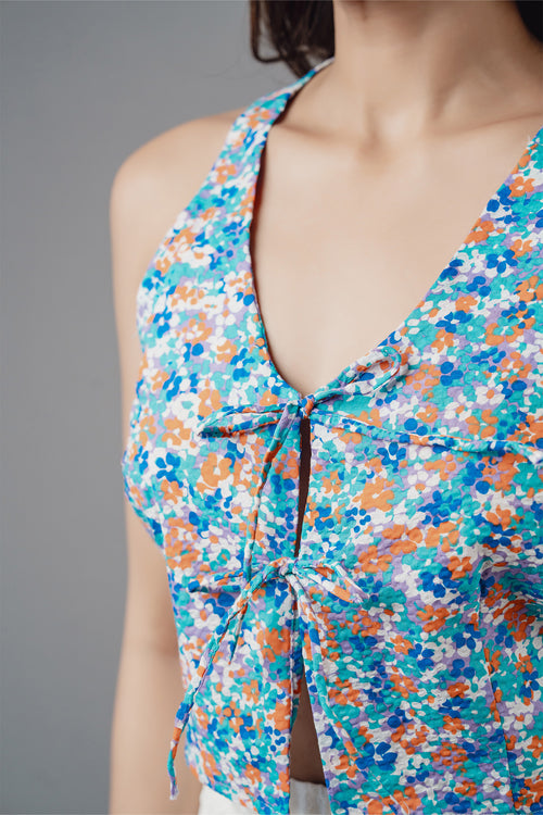 T234 | Heat Wave Halter Top